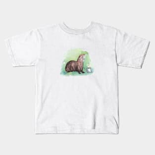 Groggy Otter Kids T-Shirt